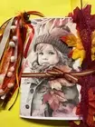 handmade junk journal "sweater weather" thanksgiving tassel Nov. daily