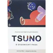 Tsuno Natural Bamboo Pads Overnight Winged & Ultra Thin(Packaging colours may va