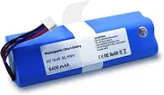 6400mAh T8 Battery Compatible with Ecovacs Deebot T5 T8 T8+ T9 T9+ Deebot Ozmo 950 T10 T9 DX65 DX93 DX96 X1 Omni X1 Turbo X1 Plus Vacuum Cleaner, Fits DLX11-21/61 DBX11-11/21 S10-LI-144-5200