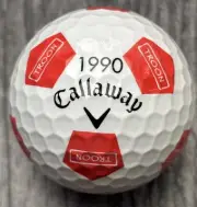 Callaway Chrome Soft Truvis TROON Red Pent Rare New Golf Ball (1)