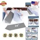 Medium Firm Foam Wedge Pillow – Support for Side Sleepers & Post-Surgery Comfort
