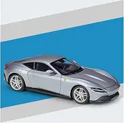 Scale Finished Model Car 1:24 for Ferrari Roma Simulation Sports Car Model Alloy Die-cast Vehicles Collection Ornaments Display Miniature Replica Car