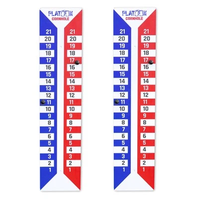 Cornhole Scoreboard Vertical Score Keeper 2 Pack & Accessories for DIY Corn H...