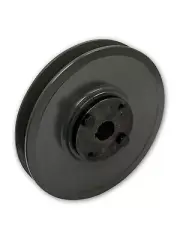 CAST IRON ELECTRIC MOTOR PULLEY SHEAVE 6.45", 1 SINGLE GROOVE FOR B, BX, 5L BELT