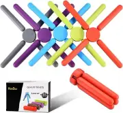 Foldable Trivets 5pack Eco Collapsible Trivet Set Silicone Pot Trivet Holder S