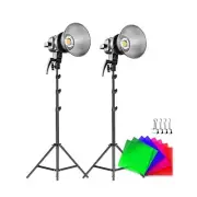GVM 80W Video Light with Bowens Mount 2PCS LED Continuous Video Light with Tr...