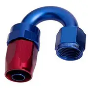 Aeroflow 100 Series Swivel Taper 180° Hose End -12AN, AF106-12