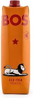 BOS Peach Flavoured Iced Tea 1000 ml