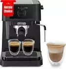 Stilosa Manual Espresso Machine EC230.BK Compact 15 Bar Coffee Maker with Frothe
