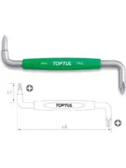 Toptul FBKA Series Ph1 X Ph2 Offset Screwdriver (FBKA0102)