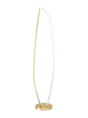 Salina Floor Lamp in Brushed Brass
