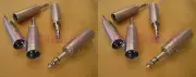 10x High Quality XLR 3Pin Male to 1/4" Stereo TRS Mic Plug Audio Cable Adapter