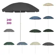 Beach Umbrella Outdoor Garden Sunshade Parasol Multi Colours 240/300 cm vidaXL