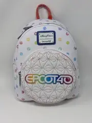 Epcot 40th Anniversary Loungefly Mini Backpack Disney Parks