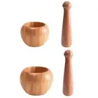 Mortar and Pestle Set Manual Garlic Ginger Spices Press Grinding