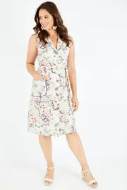 Delightful Button Up Dress--JOE-WD682