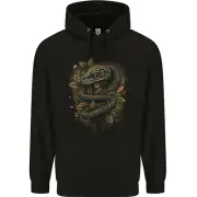 Pagan Snake in a Gothic Tree Childrens Kids Hoodie