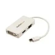 StarTech Connect a Mini DisplayPort-equipped PC or Mac\u00A8 to an HDMI, VGA, or DVI Display MDP2VGDVHDW