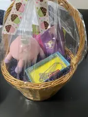 Gift baskets for Kids - Two Puzzles, Memory Game, Brain Teaser And A Plushy￼