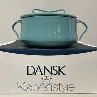 Dansk Kobenstyle 雙耳砂鍋 2QT(藍綠)-45折福利品-A05《WUZ屋子-台北》琺瑯鍋 砂鍋 鍋子