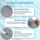 Memory Foam Knee Pillow Side Sleeper Leg Pillow with Adjustable Strap and BrOoD