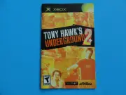 XBOX TONY HAWK'S UNDERGROUND 2 INSTRUCTION MANUAL - NO GAME INCLUDED