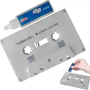 Cassette Tape Head Cleaner - Audio Cassette Head Cleaner Demagnetizer | Dust Remover Audio Maintenance Set for Boombox Recorder Deck Auto Use