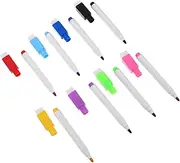 Yardwe Magnetic Dry Erase Markers with Eraser Cap Bright Vibrant Colors for Whiteboard Friendly Ink Compact Mini Markers for Home School Office Use
