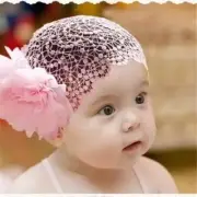 Lovely Baby Headband Turban Flower Newborn Girl Headbands Elastic Kids Toddler H