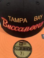 Tampa Bay Bucaneers Script￼ Hat Club New Era Fitted 7 1/2