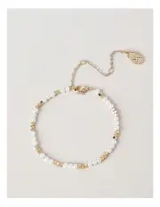 [Trent Nathan] Pearl Bracelet in Gold