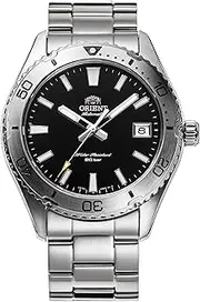 [ORIENT] Diving Watch RA-AC0Q01B10B, Graphite Black Steel, Minimalist