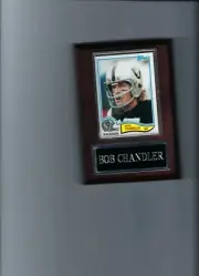 BOB CHANDLER PLAQUE OAKLAND RAIDERS LA FOOTBALL NFL C