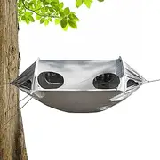 Camping Hammocks for Adults - Spaceship Shape Double Hammocks 2 Person - Portable Anti-gnat Camping Swinging Bed