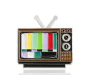 TV Test Card Patten enamel pin - Australian Stock - Free Au Post