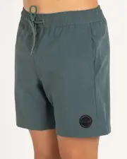 [Skylark] Skylark Boys' Liberty Elastic Waist Shorts in Marine Green Size 12 12 Marine Green