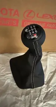 2023-2024 TOYOTA GR SUPRA SHIFT KNOB / BOOT 6-SPEED MT OEM FROM TOYOTA DEALER
