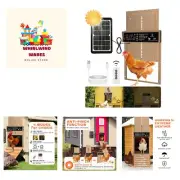 Automatic Chicken Coop Door Solar Powered Automatic Chicken Door with Timer &...