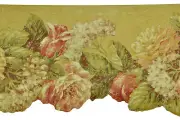 Wall Border LaserCut camel blooming gardenias 7245-804B