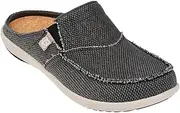 [Spenco] Mens Siesta Canvas Slide Grey Size: