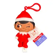 Elf On The Shelf Plushee Pals Keychain Mini Boy 5" Clip-On Christmas Buddy