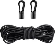 ANDRESLAD 1Set Kayak Bungee Cord Kit with Hooks Elastic Tie Rope for Boat Tent Fixing Cargo Binding Durable Outdoor Use for Kayaks Trailers and Luggage