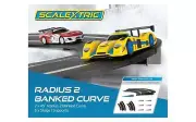 Scalextric C8296 Radius 2 Banked 10 Degree Curve Sport Track w/supports 1/32
