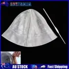 Reusable Hair Colouring Hairdressing Highlighting Dye Cap Hook Frosting AU