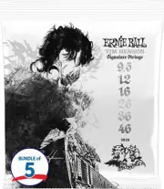 Ernie Ball Tim Henson Signature Electric Guitar Strings (5 Pack), .0095-.046
