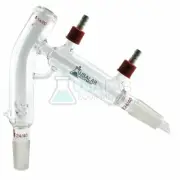 USA Lab Equipment USA Lab 24/40 45° 2000mL / 2L Short Path Vacuum Jacketed Di...