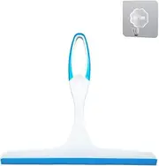 Hand Held Rubber Squeegee with Hanging Hole, Multifunctional Shower Squeegee for Glass Doors, Car Windows, and Mirrors, Durable and Easy to Use