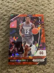 2020-21 Panini Prizm Draft Picks #23 Robert Woodard II Red Ice RC Beautiful!!