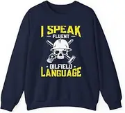 [VidiAmazing] Mens I Speak Fluent Oilfield Worker Oil rig ds056 T-Shirt