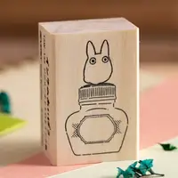 在飛比找樂天市場購物網優惠-真愛日本 宮崎駿 吉卜力 龍貓 小白龍貓 墨水瓶 日本製 木